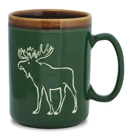 Hand Glazed Mug - Moose