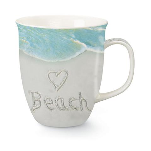 Harbor Mug - Photo Heart Beach