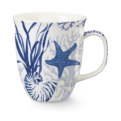 Harbor Mug - Blue Indigo Shells