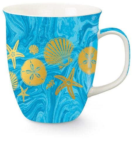 Harbor Mug - Gold Shells