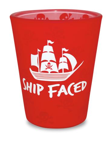 Velvet Shot Glass - Ship Faced