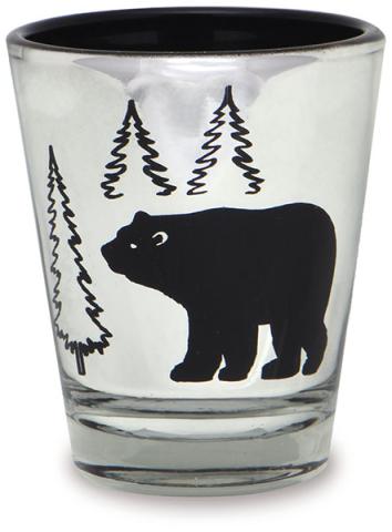 Metallic Shot Glass - Bear