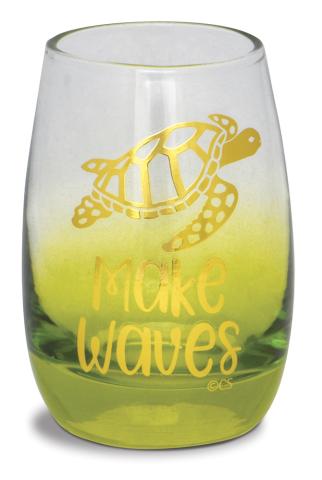 Mini Wine Shot Glass - Make Waves