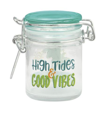 Pop Top Shot Glass - High Tides Good Vibes