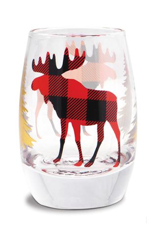 Mini Wine Shot Glass - Moose