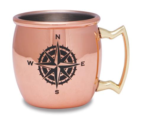 Moscow Mule Shot Glass - Compass Rose