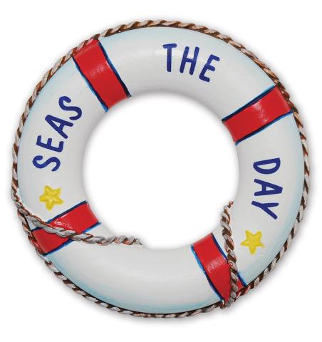 Resin Magnet - Nautical Chic Life Ring