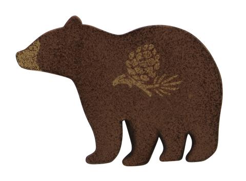 Metal Die-Cut Magnet - Bear