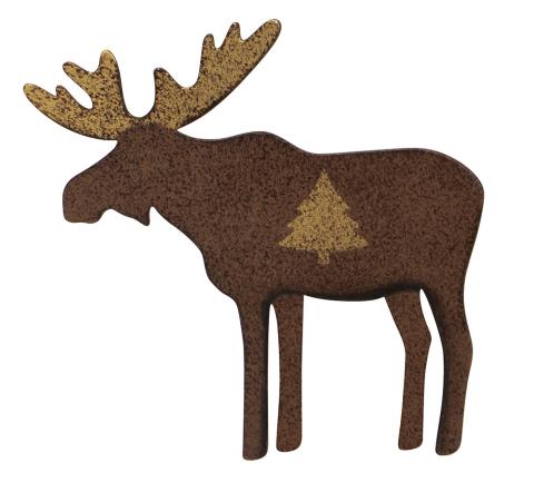 Metal Die-Cut Magnet - Moose