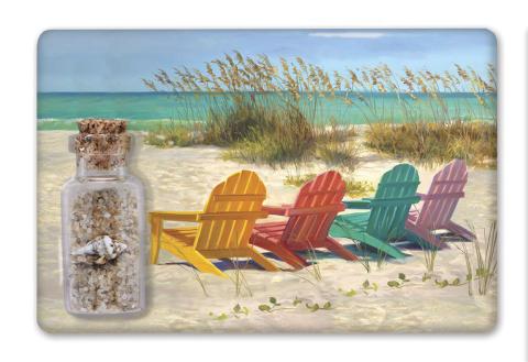 Magnet Jar - Colorful Adirondacks