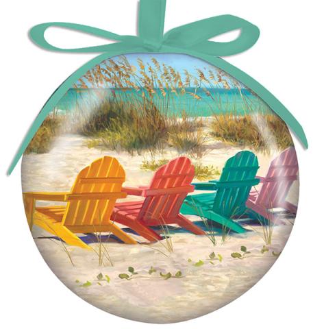 Ball Ornament - Adirondack Chairs