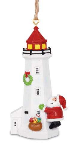 Resin Ornament - Peggy's Cove Lighthouse