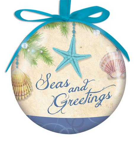 Light Up Ball Ornament - Seas & Greetings