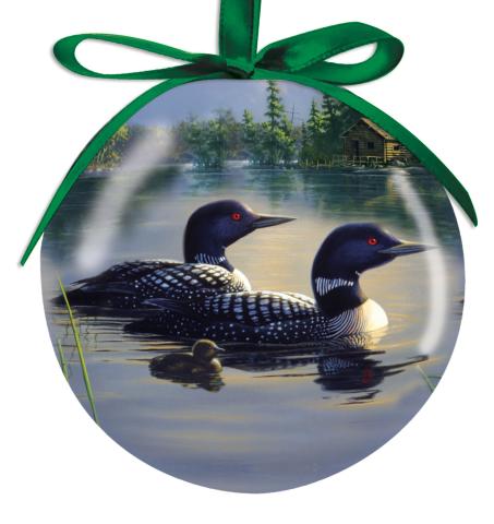 Ball Ornament - Tranquil Moment Loon