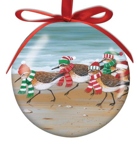 Ball Ornament - Sandpipers