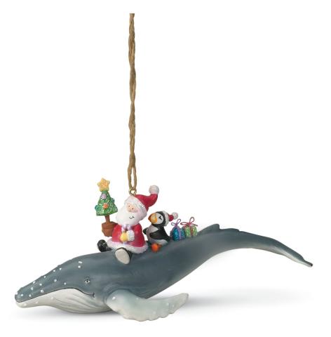 Resin Ornament - Santa Humpback