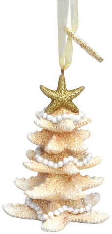 Resin Ornament - Starfish Tree