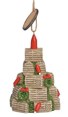 Resin Ornament - Lobster Trap Tree