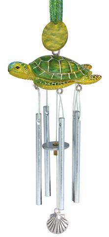 Resin Ornament - Wind Chime Turtle