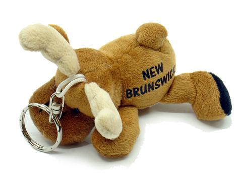 Moose Plush Key Chain New Brunswick