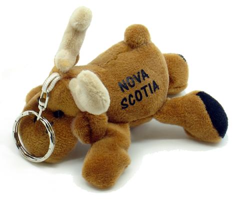 Moose Plush Key Chain Nova Scotia