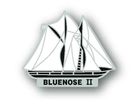 Bluenose Die Cut Lapel Pin 