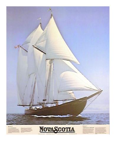 Bluenose II Colour Poster