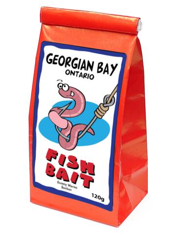 Fish Bait Humour Bagged Candy