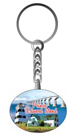 KTGL3-PEI6398 Glass Key Tag