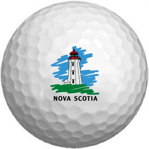 Lighthouse Golf Ball - Nova Scotia