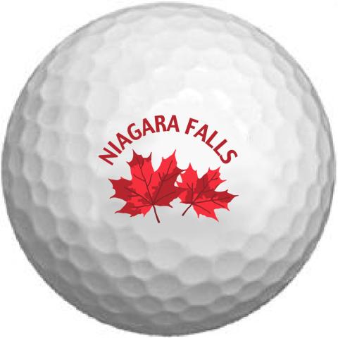 Maple Leaves Golf Ball - Niagara Falls