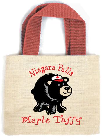Maple Taffy Tote Black Bear Niagara Falls 