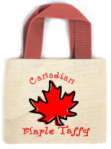 Maple Taffy Tote Maple Leaf Canadian