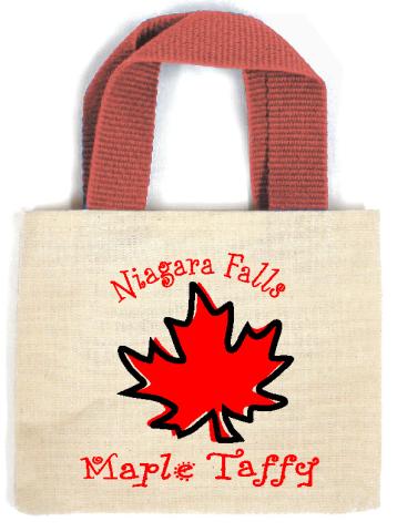 Maple Taffy Tote Maple Leaf Niagara Falls 