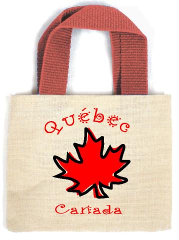 Maple Taffy Tote Maple Leaf Quebec