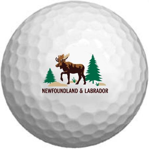 Moose Golf Ball - Newfoundland & Labrador