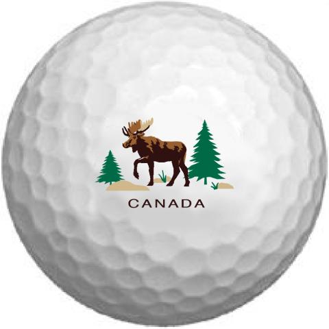 Moose Golf Ball - Canada