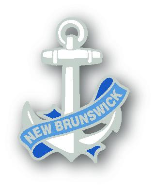Anchor Banner NB Lapel Pin