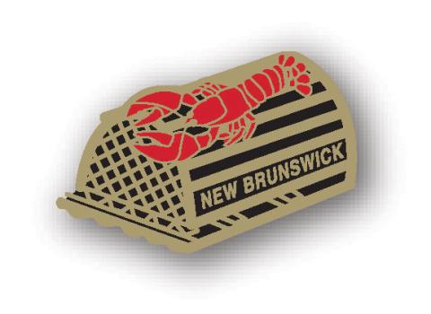 Lobster Trap New Brunswick Lapel Pin