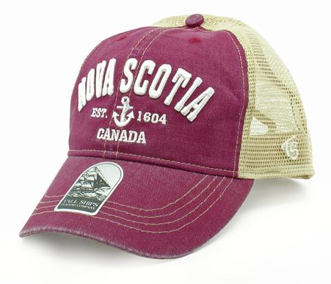 Nova Scotia Puff Anchor Red Hat