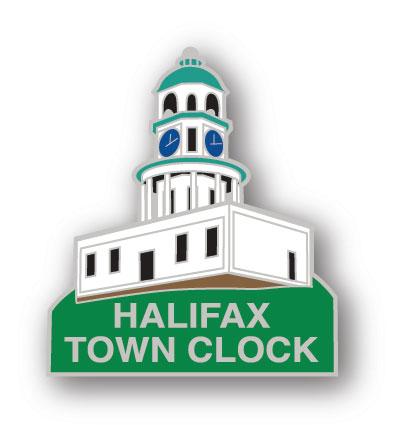 Halifax Town Clock Lapel Pin