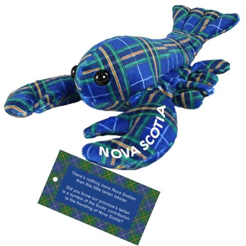 Nova Scotia Tartan Lobster 9 inch