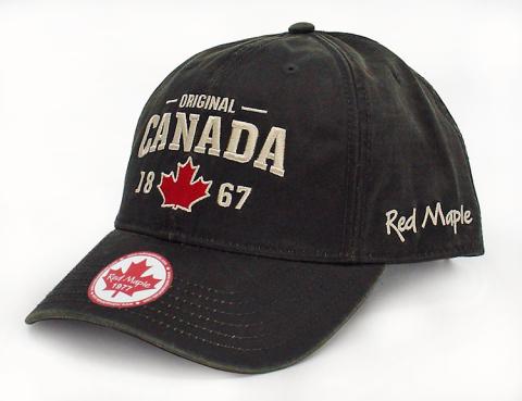 Wax/Oil Olive w/Canada 1867 Hat