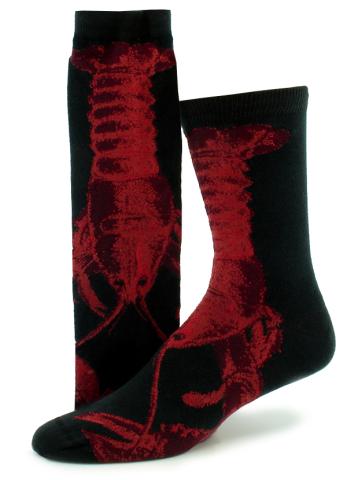 Lobster Realistic Socks Adult 10-13