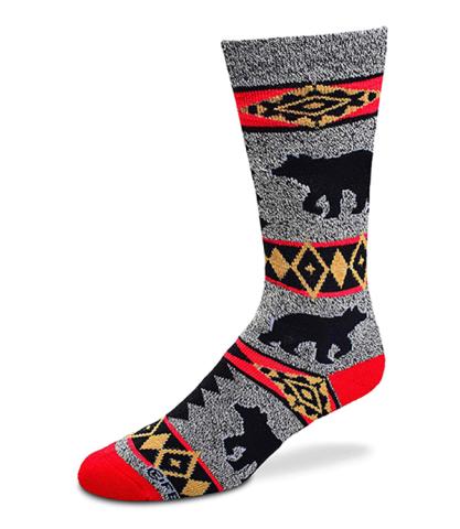 Bear Blanket Socks Adult 9-11