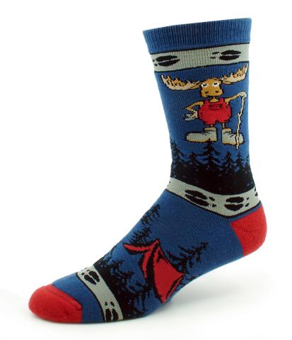 Hiking Moose Socks Adult 10-13