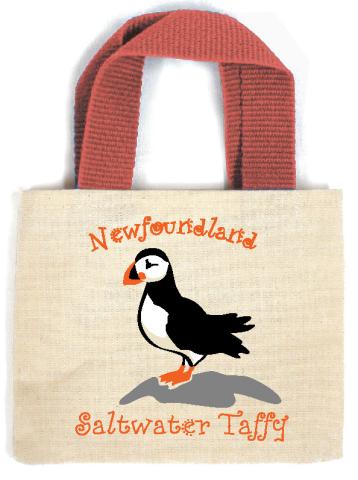 Saltwater Taffy Tote Newfoundland Puffin