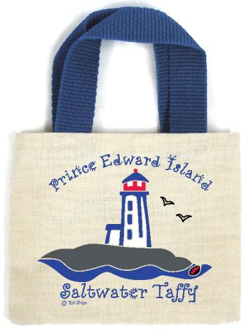 Saltwater Taffy Tote Lighthouse Prince Edward Island