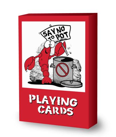 Say No To Pot Playing Cards