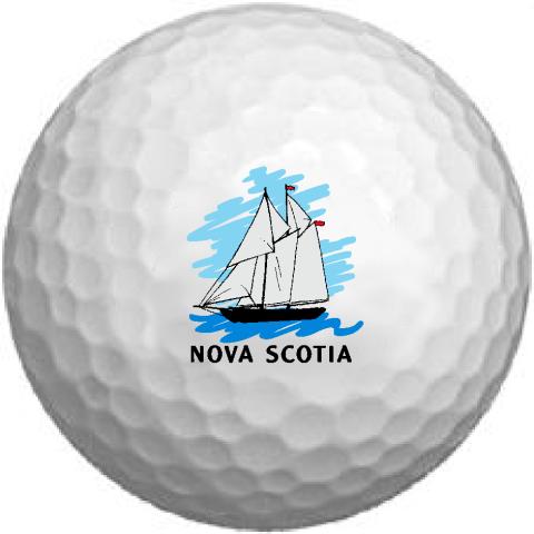 Schooner Golf Ball - Nova Scotia